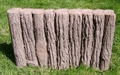 betonová imitace dřeva - dřevěná palisáda z betonu