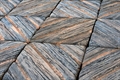 betonová imitace dřeva - dřevěná dlažba