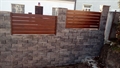 betonová imitace dřeva - plotové tvárnice