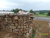 Stavba ukázkového jezírka Nový Rychnov